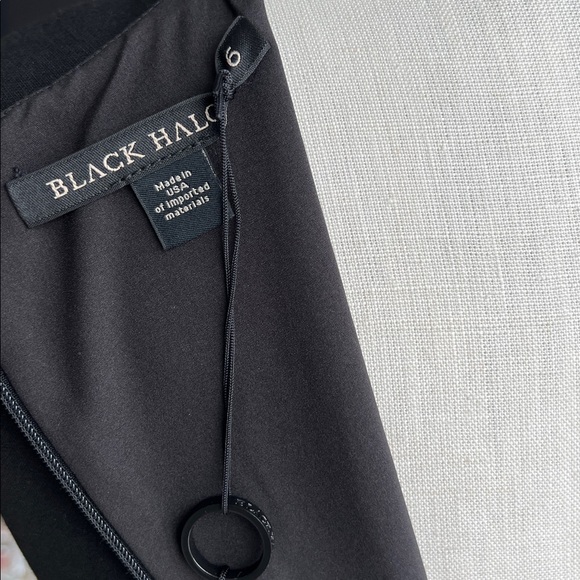 New Black Halo Walker Sheath Dress in Black Size 6 - Picture 7 of 7